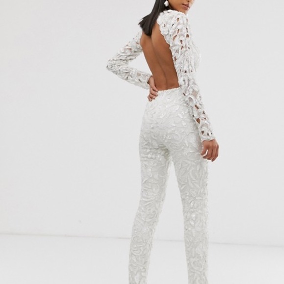 tall sparkly jumpsuit